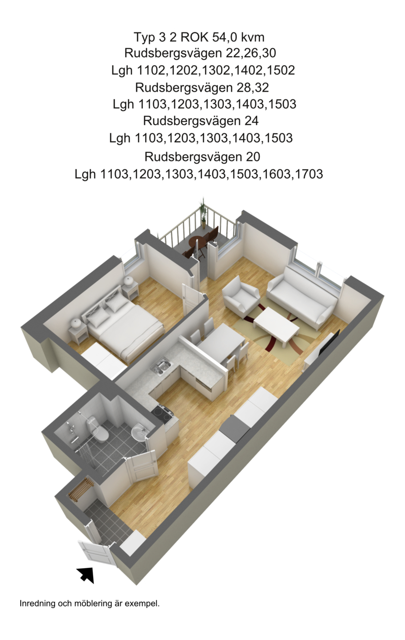 2 rok · 54 m² i Karlstad – bild 10