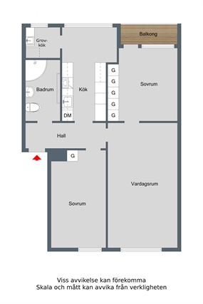 3 rok · 82 m² i Nyköping – bild 17