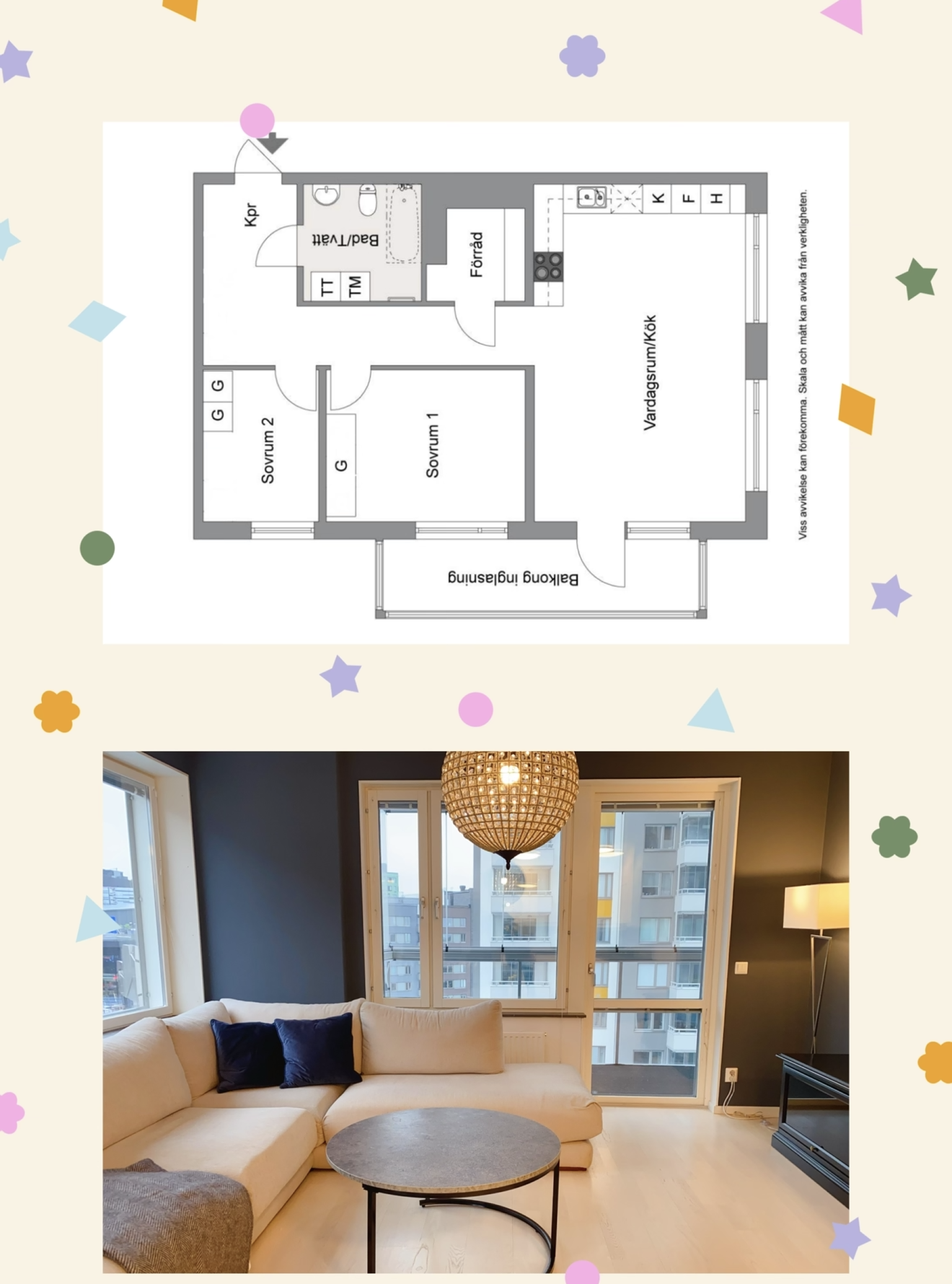 Lägenhet, 3 rooms, 73 sqm, Solna