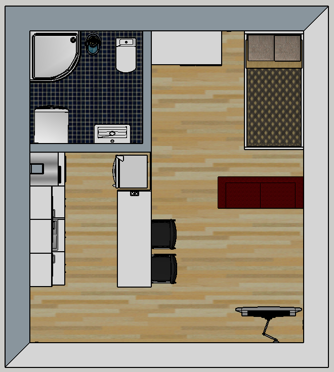 Lägenhet, 1 rooms, 27 sqm, Göteborg