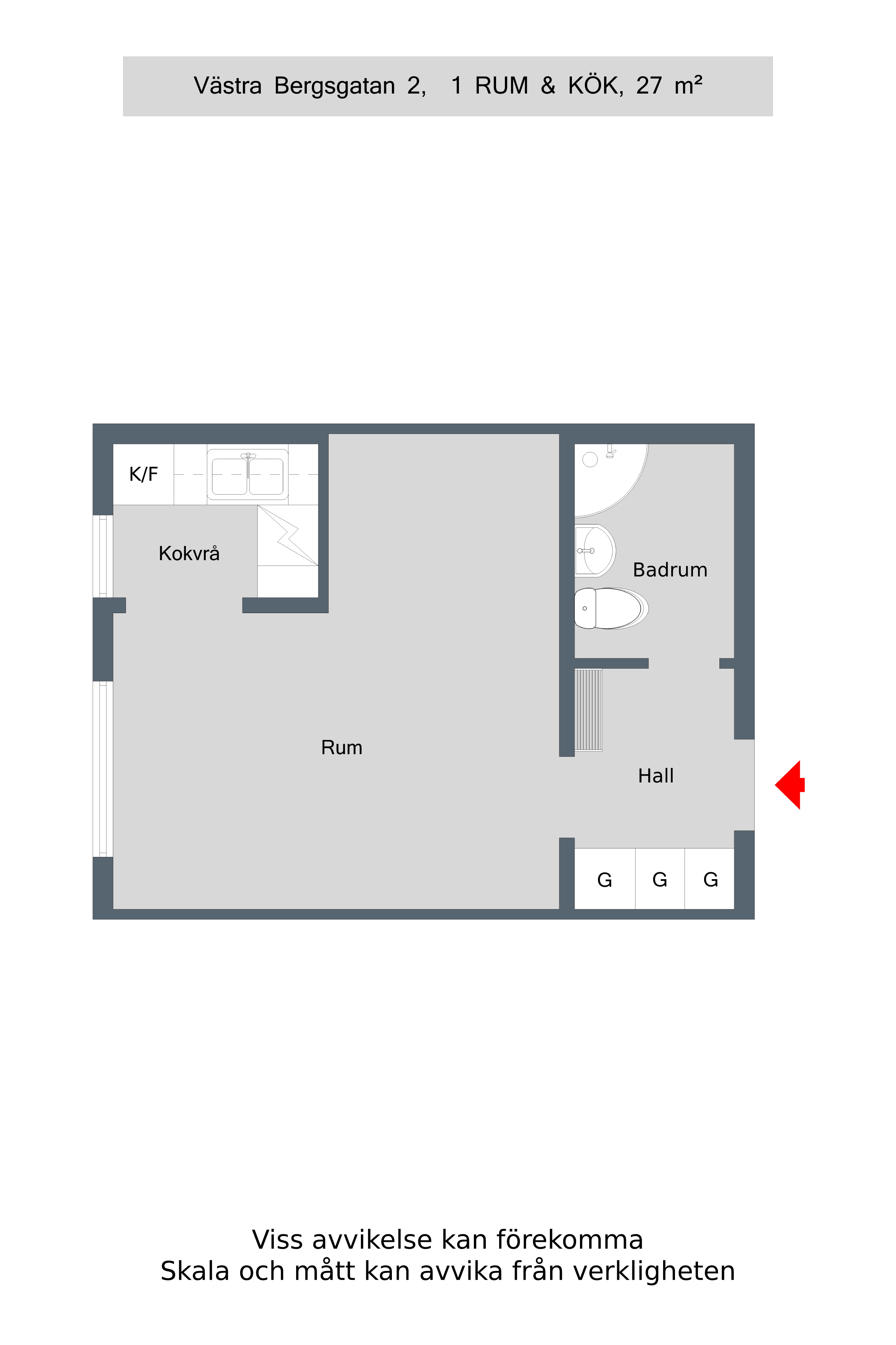 1 rok · 27 m² i Tranås – bild 2
