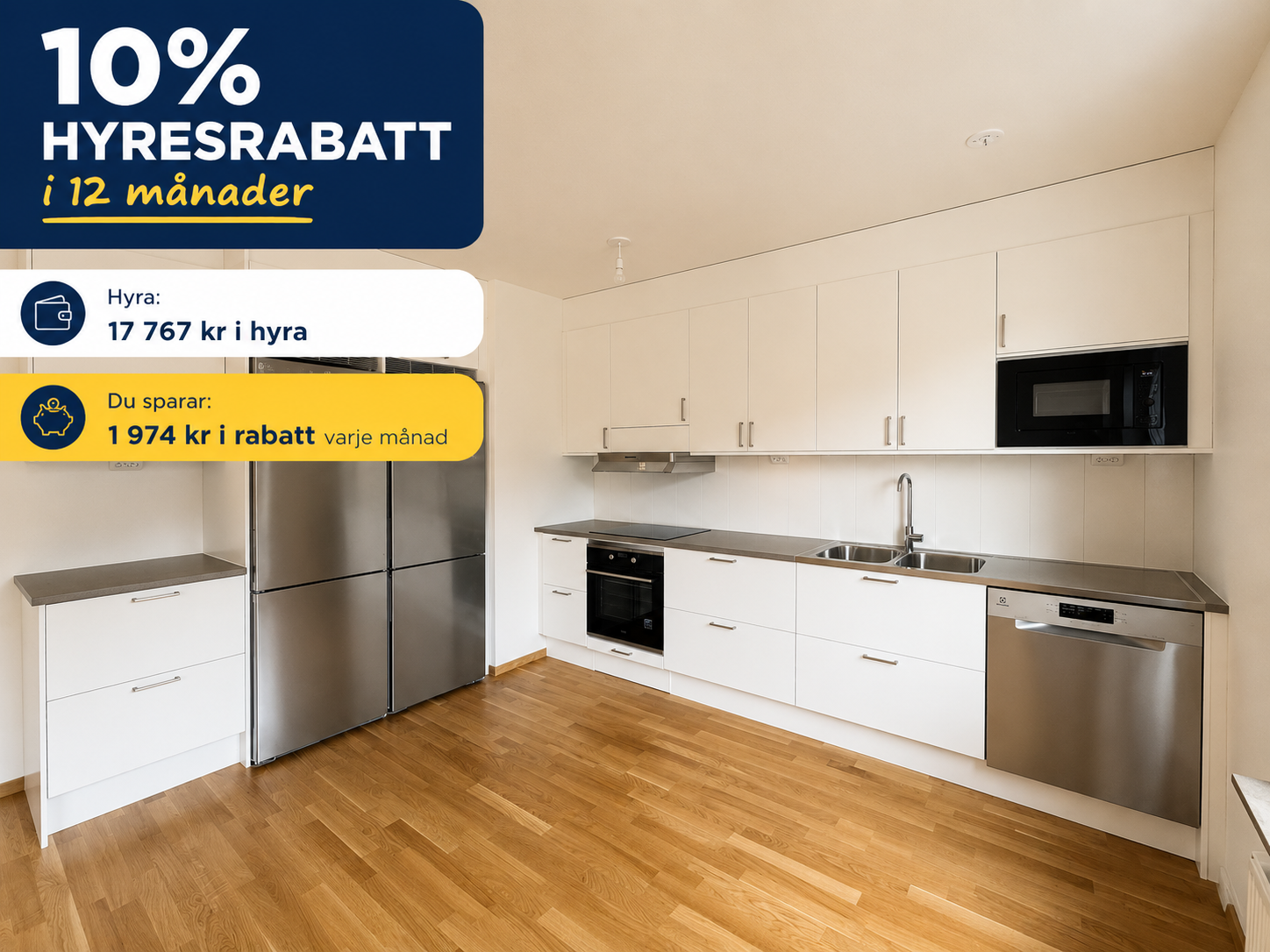 Lägenhet, 3 rooms, 88 sqm, Järfälla