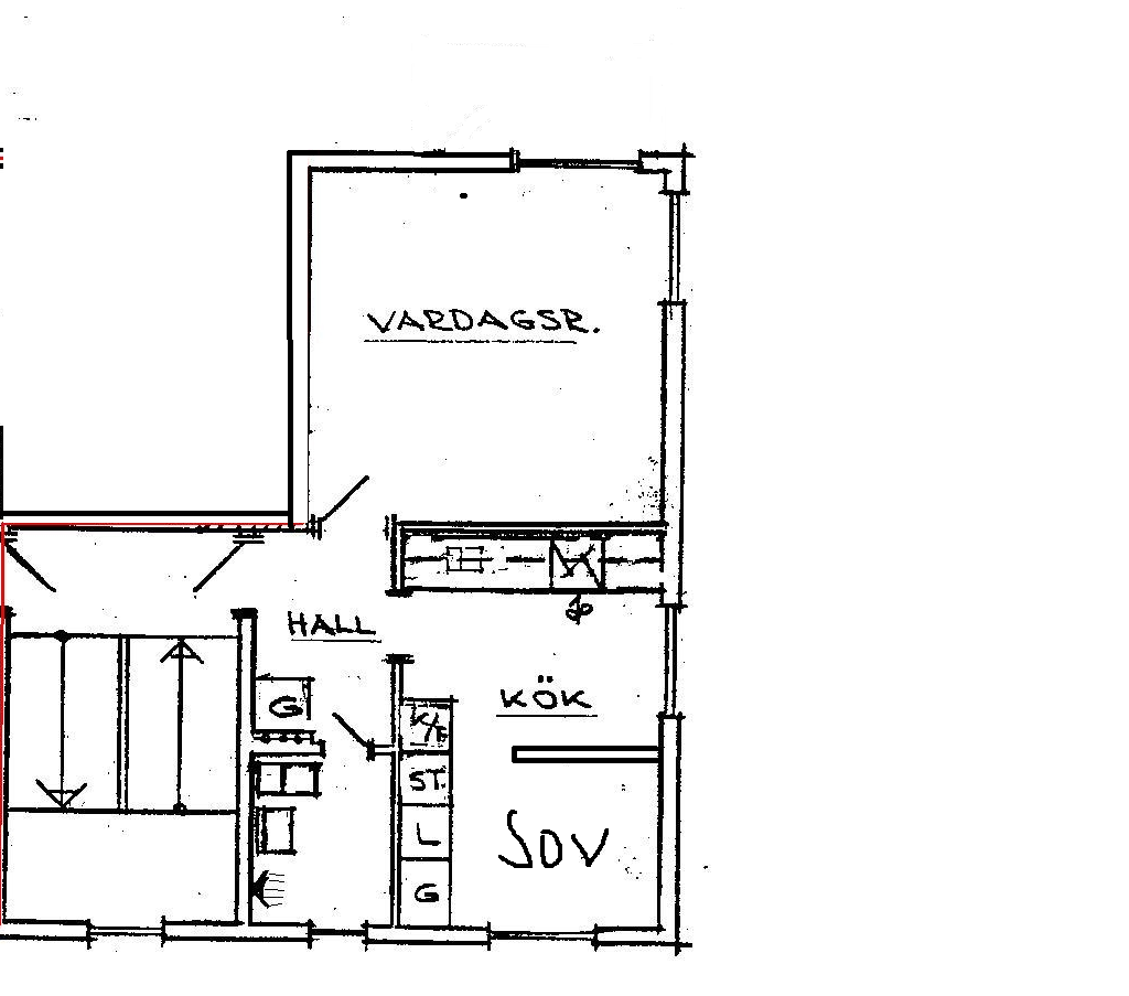 Lägenhet, 1 rooms, 40 sqm, Vännäs