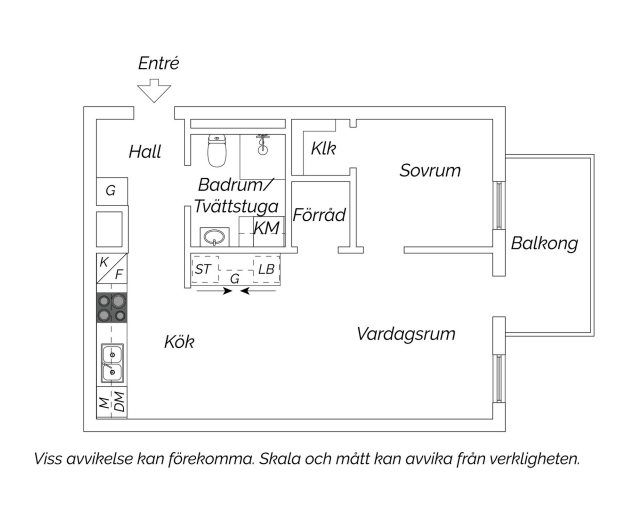 2 rum och kök, Spånga — 12 600 kr/mån — bild 3