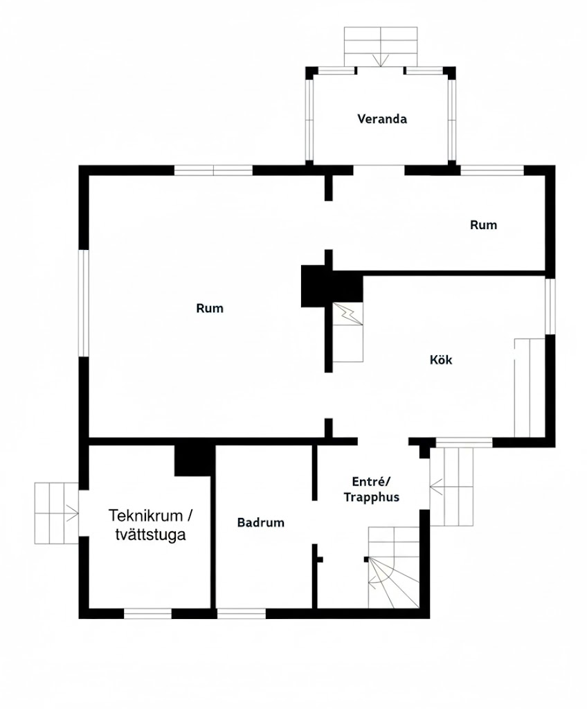 Villa/Hus, 4 rooms, 95 sqm, Kinna