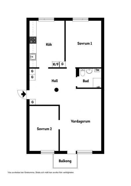 Lägenhet, 3 rooms, 78 sqm, Hässelby