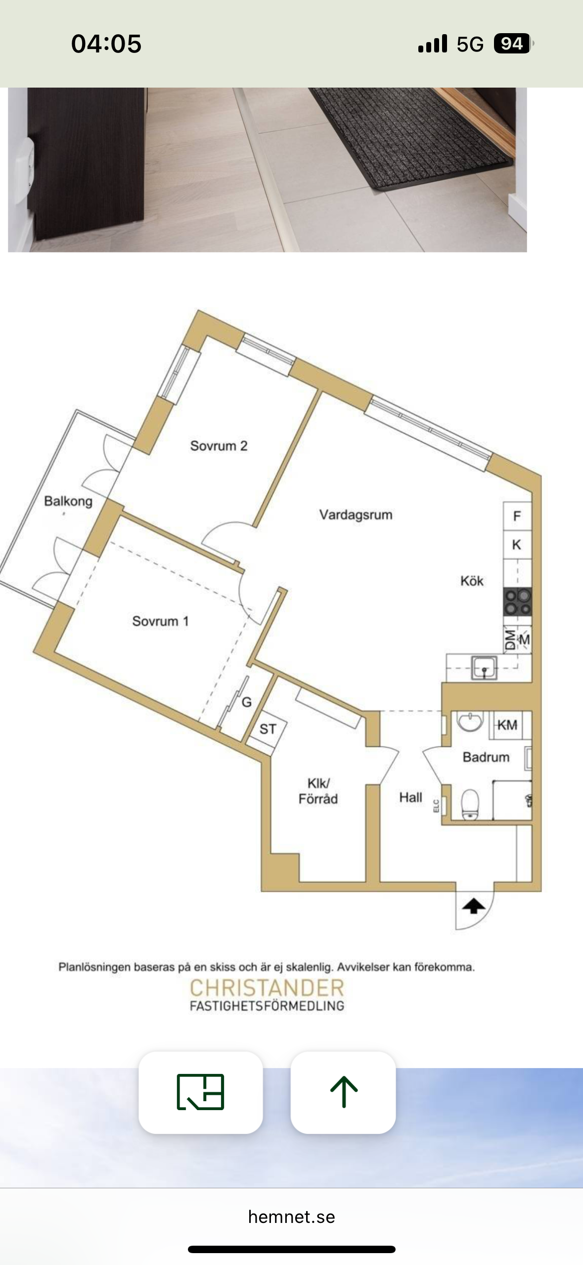 Lägenhet, 3 rum, 76 kvm, Göteborg