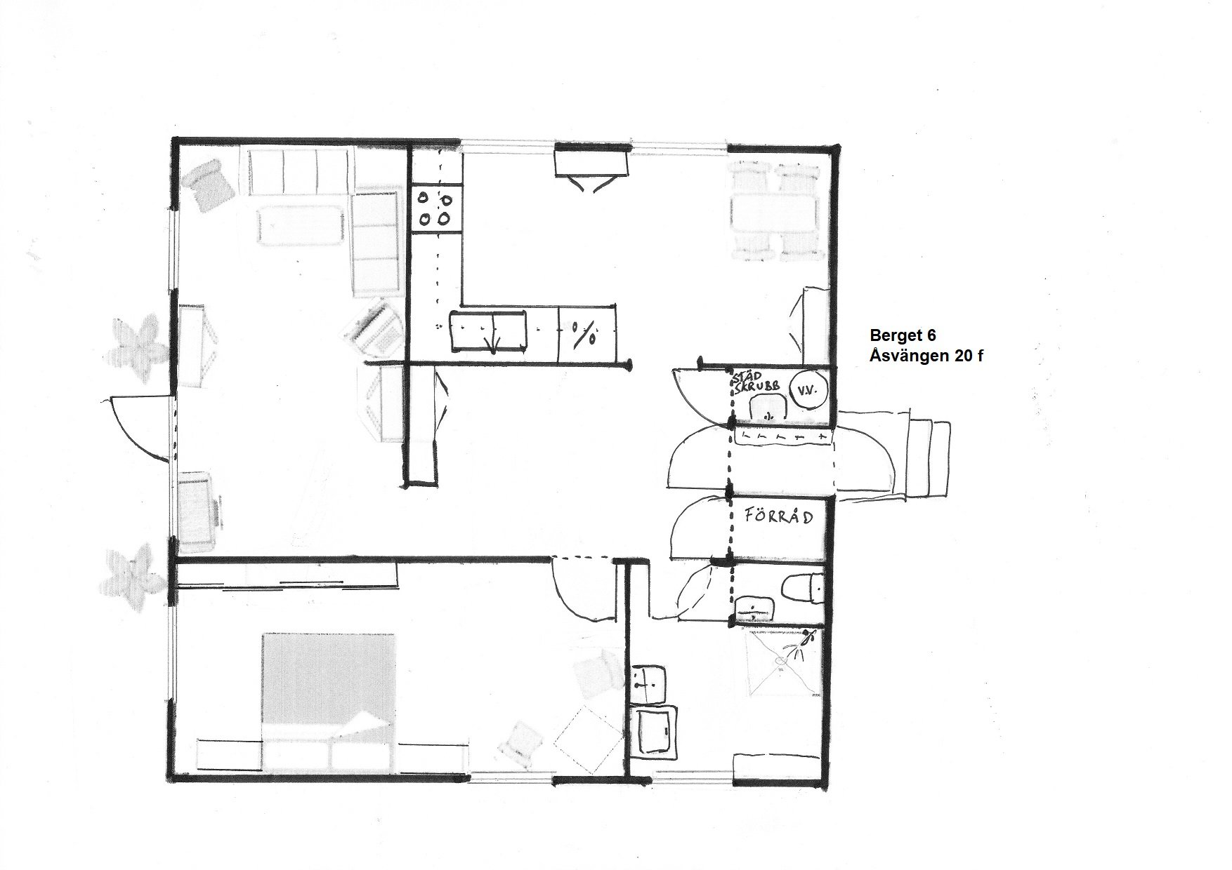 Stuga, 2 rooms, 85 sqm, Åsbro