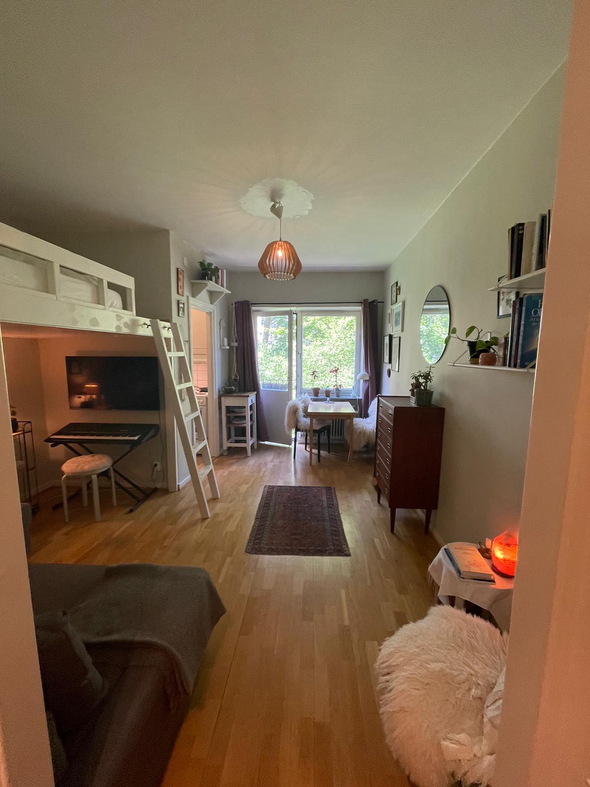 Lägenhet, 1 rum, 25 kvm, Stockholm