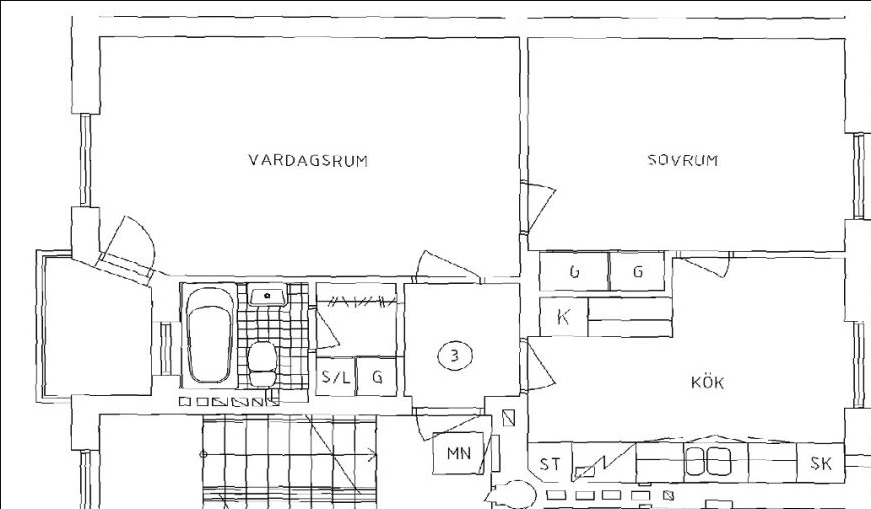 2 rum och kök, Bromma, 8 680 kr/mån, bild 2