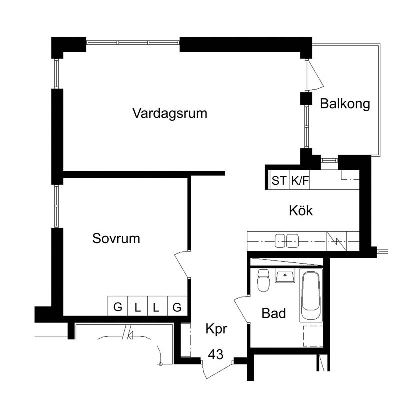 2 rok · 66 m² i Skellefteå – bild 3
