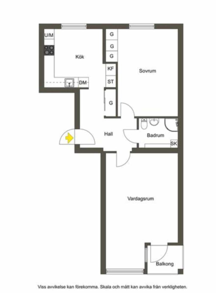 Lägenhet, 2 rooms, 55 sqm, Huddinge