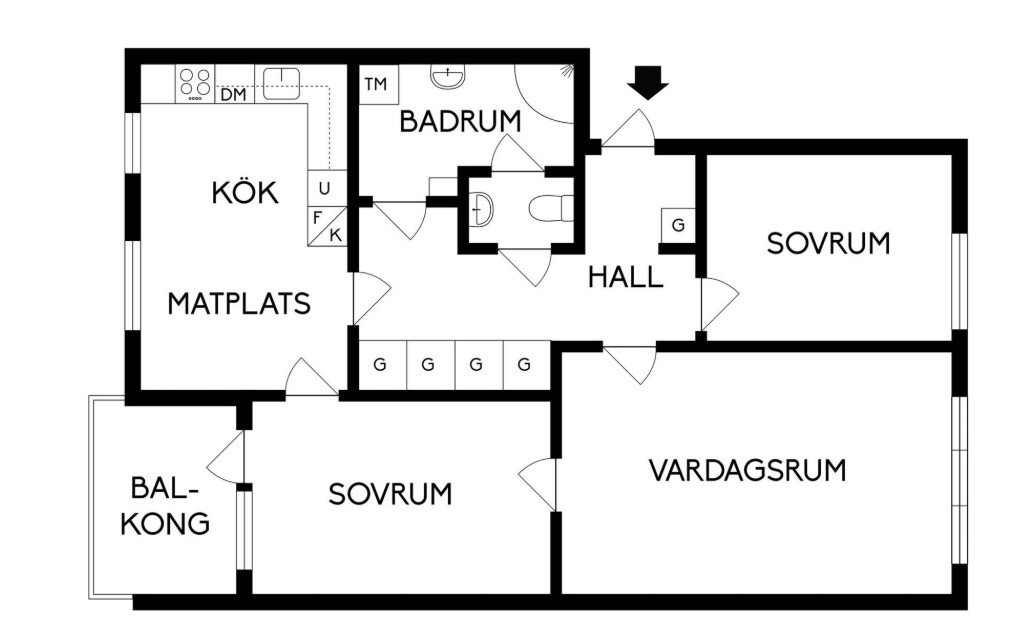 3 rok · 85 m² i Lund – bild 22