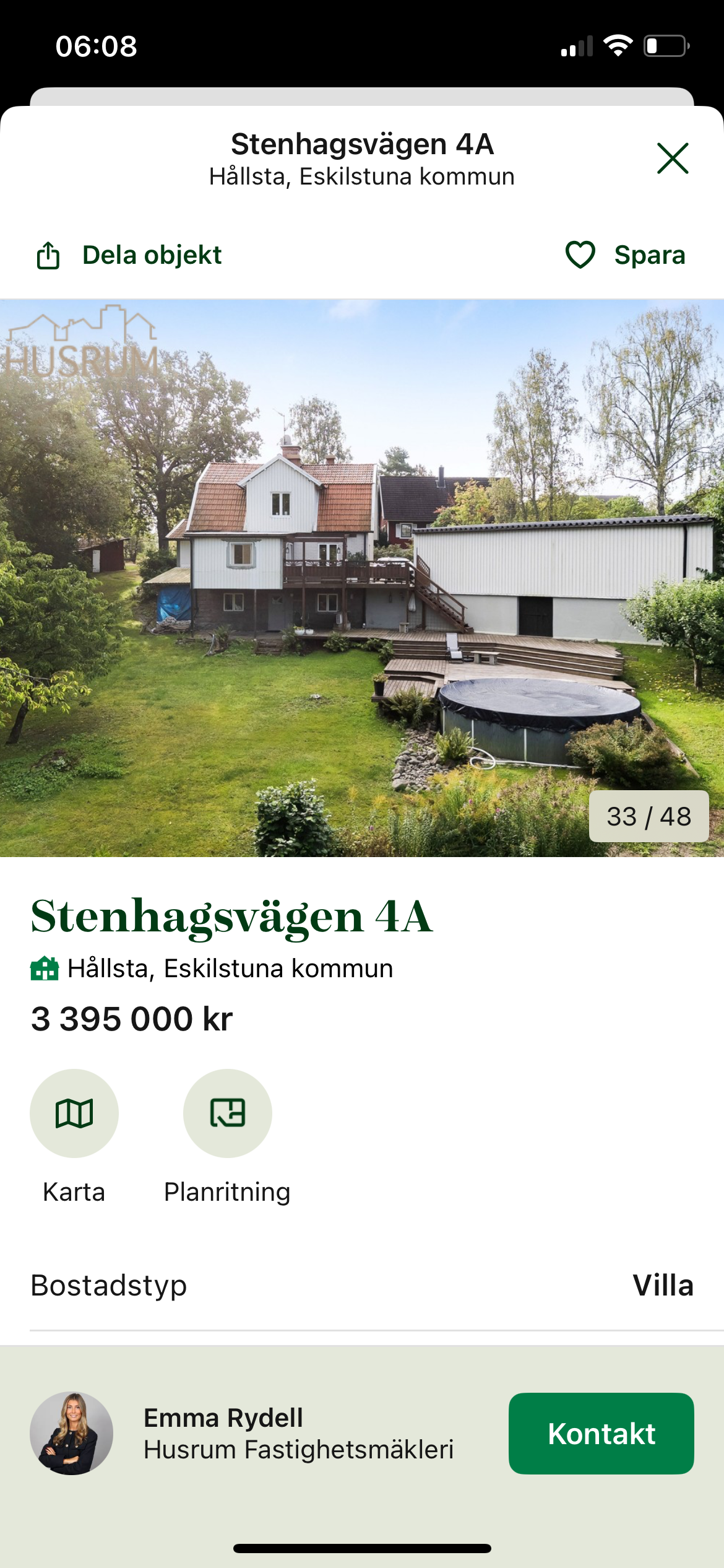 Villa/Hus, 6 rum, 200 kvm, Hållsta