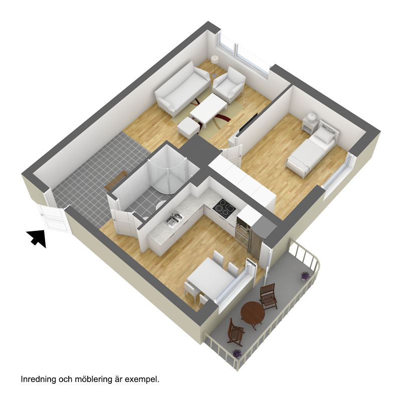 2 rok · 67 m² i Borås – bild 7