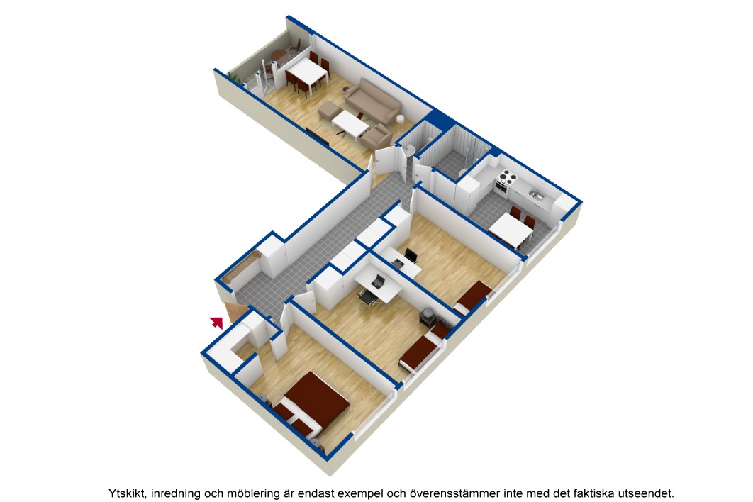 4 rok · 104 m² i Halmstad – bild 4