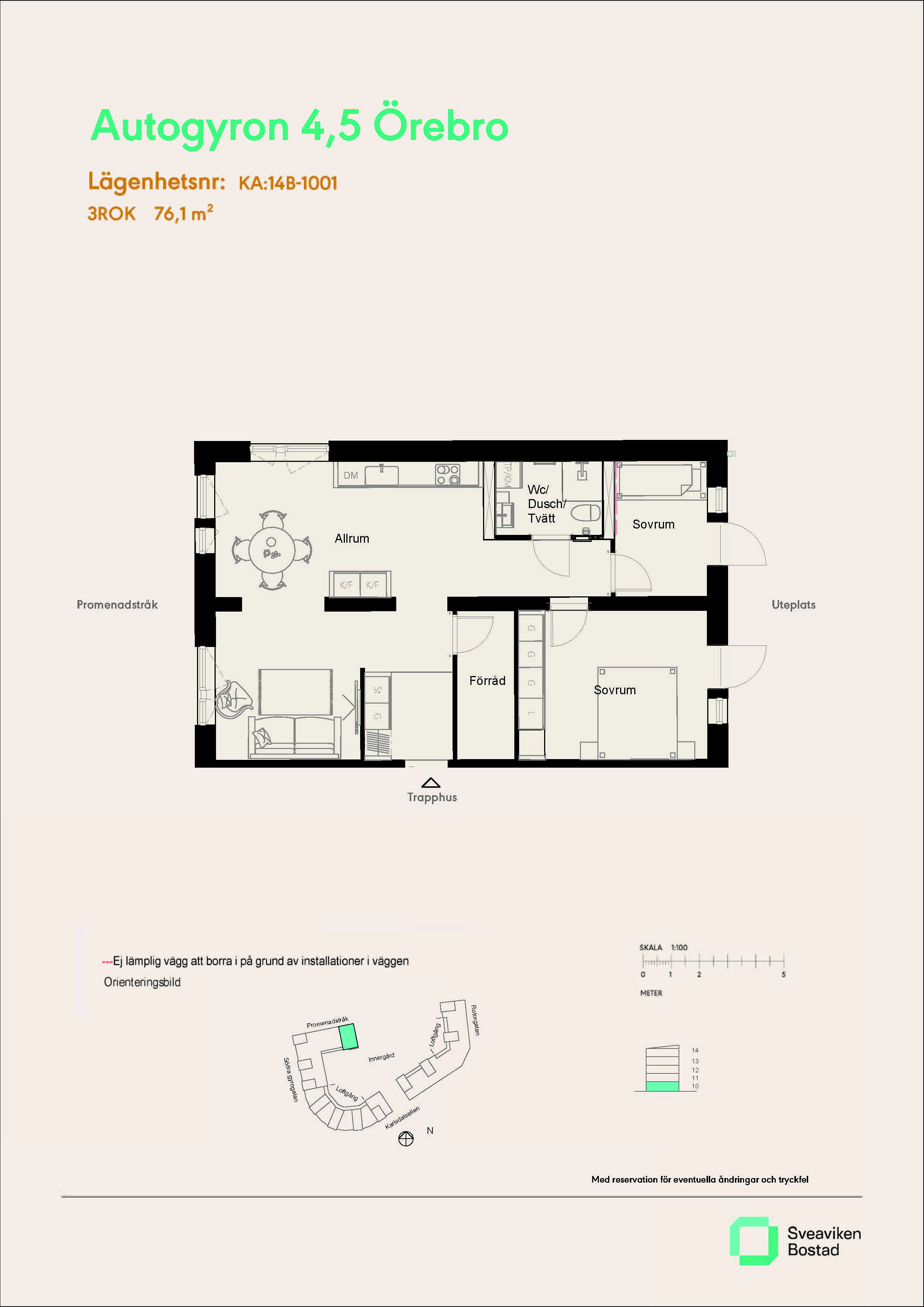 3 rok · 76 m² i Örebro – bild 4