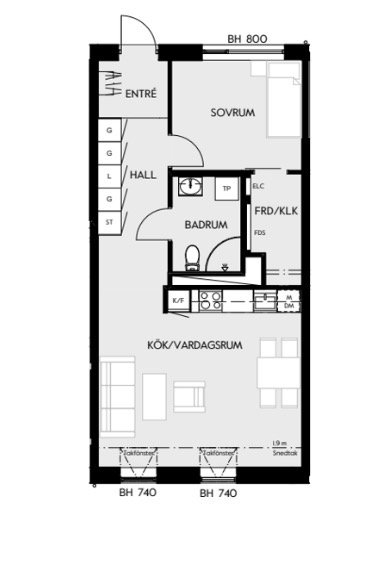 2 rum Segevång, 11 500 kr/mån | Bostadsögat