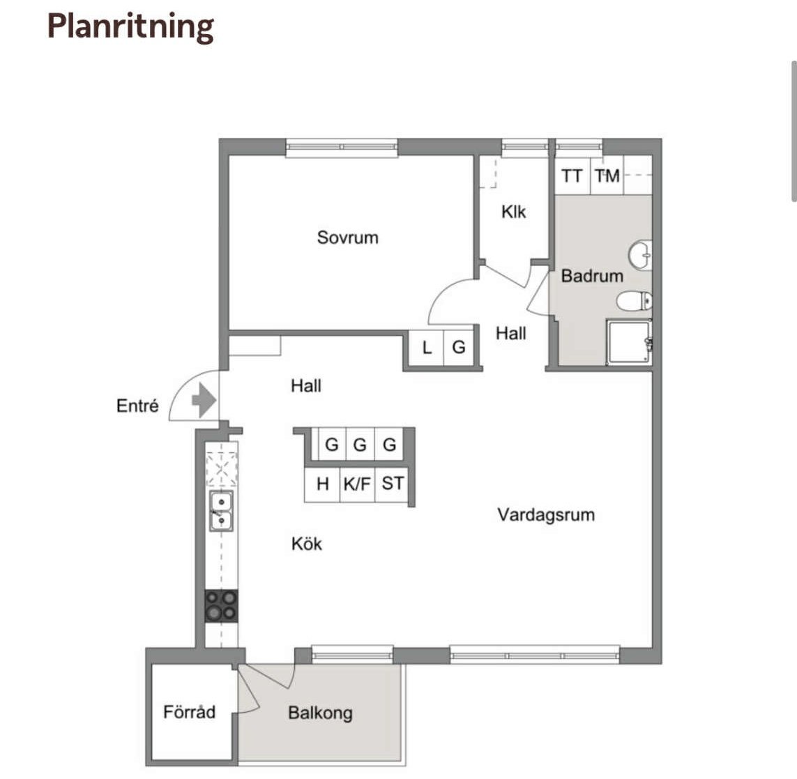 Lägenhet, 2 rooms, 66 sqm, Järfälla
