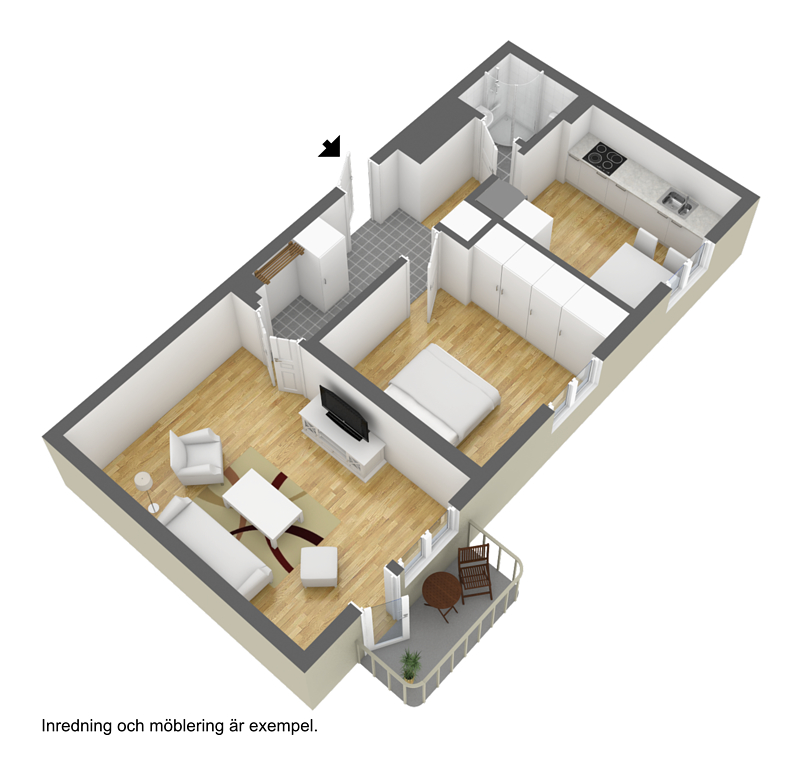 2 rok · 54 m² i Borås – bild 6