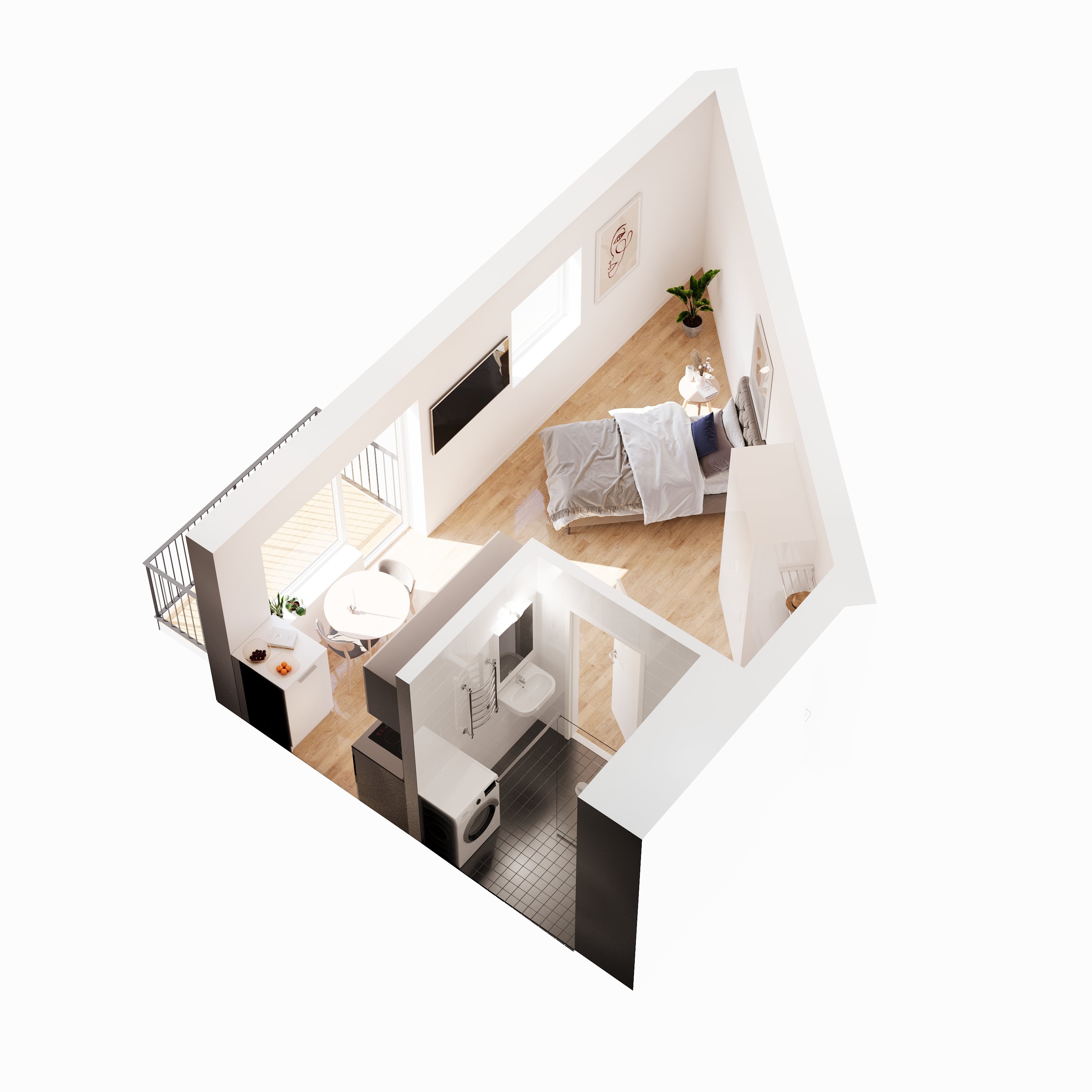 Lägenhet, 1 rum, 26 kvm, Karlstad