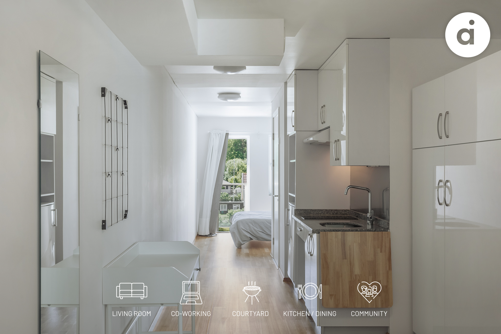 Lägenhet, 2 rooms, 28 sqm, Spånga