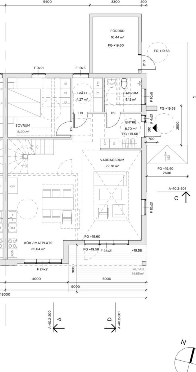 Duplex, 4 rooms, 147 sqm, Tygelsjö