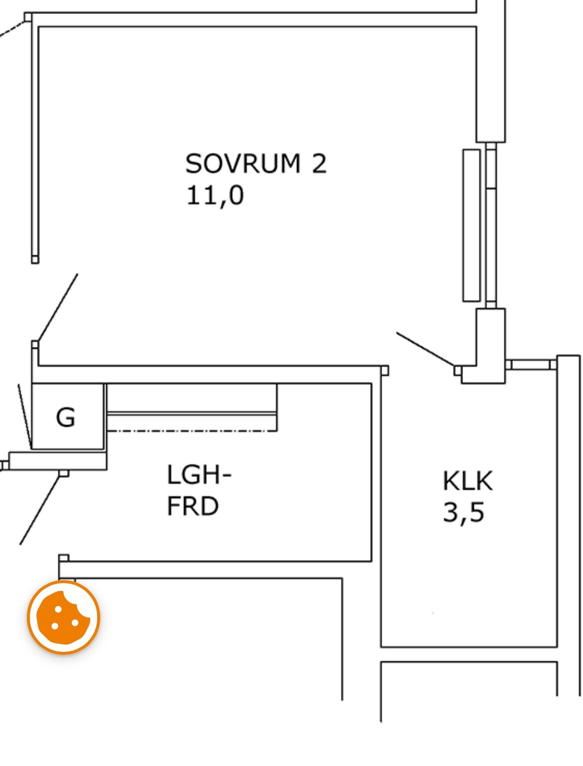 Lägenhet, 3 rooms, 89 sqm, Tumba
