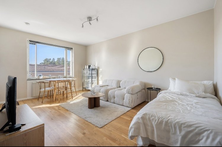 Lägenhet, 1 rooms, 27 sqm, Lidingö
