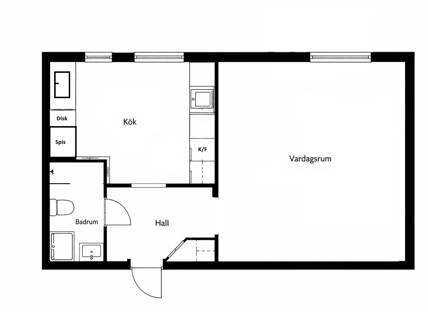 1 rok · 32 m² i Norrköping – bild 8