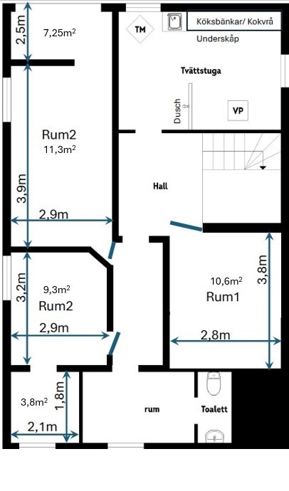 Villa/Hus, 2 rooms, 13 sqm, Kungälv