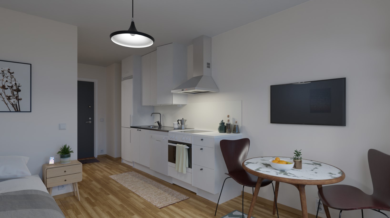 Lägenhet, 1 rooms, 22 sqm, Sollentuna