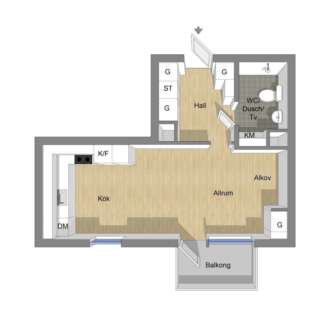 1 rok · 41 m² i Örebro – bild 10